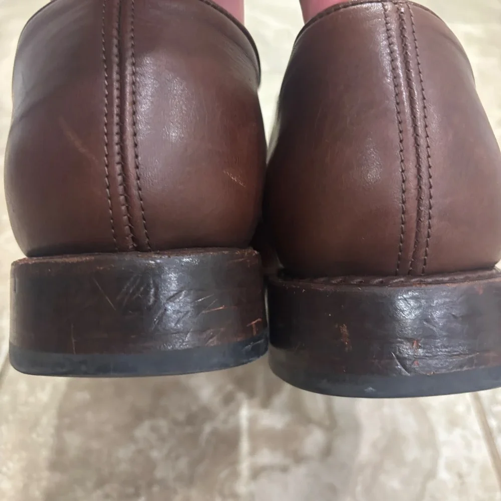 Thursday Boot‎ Co Executive Brown Leather Cap Toe Oxford Dress Shoes Mens 12 US